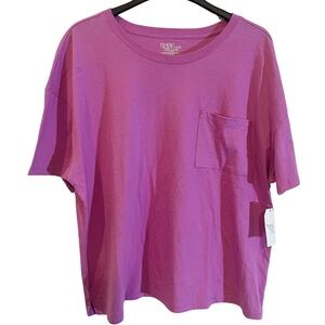 NWT New Time And Tru Women's Boyfriend Tee Shirt XL